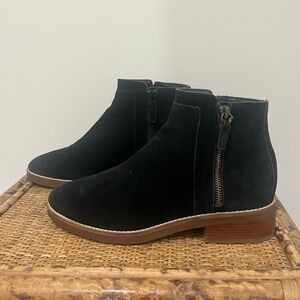 Women’s Cole Haan black suede booties